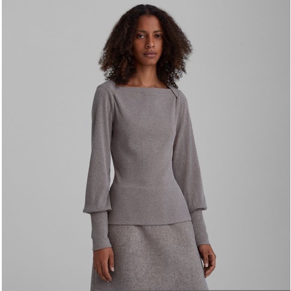 Club Monaco Tops - Club Monaco Gathered Sleeve Top